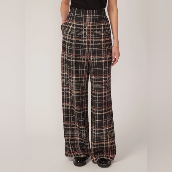 Gilner Farrar Milena Pant - Black Plaid - Picture 2 of 2